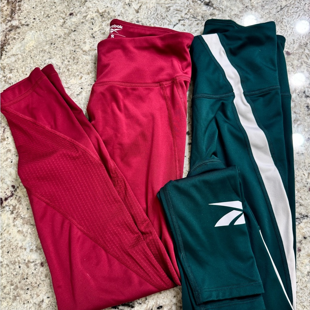 Reebok Maroon Leggings
